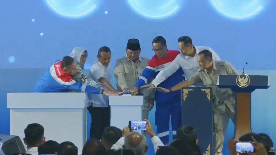 PusatFocus - Presiden Prabowo Subianto Resmikan Kilang Minyak Balikpapan