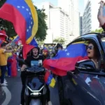 PusatFocus - Warga Venezuela Rayakan Tertangkapnya Presiden Maduro
