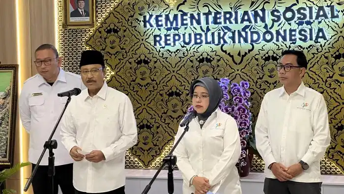 Konferensi Pers Kemensos Terkait Reaktivasi BPJS PBI Yang Di Pegang Pengidap Penyakit Kronis