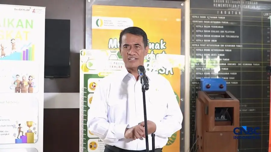 Pidato Kepala Badan Pangan Nasional Andi Amran Sulaiman Terkait Bisnis Sosok - Sumber CNBC Indonesia