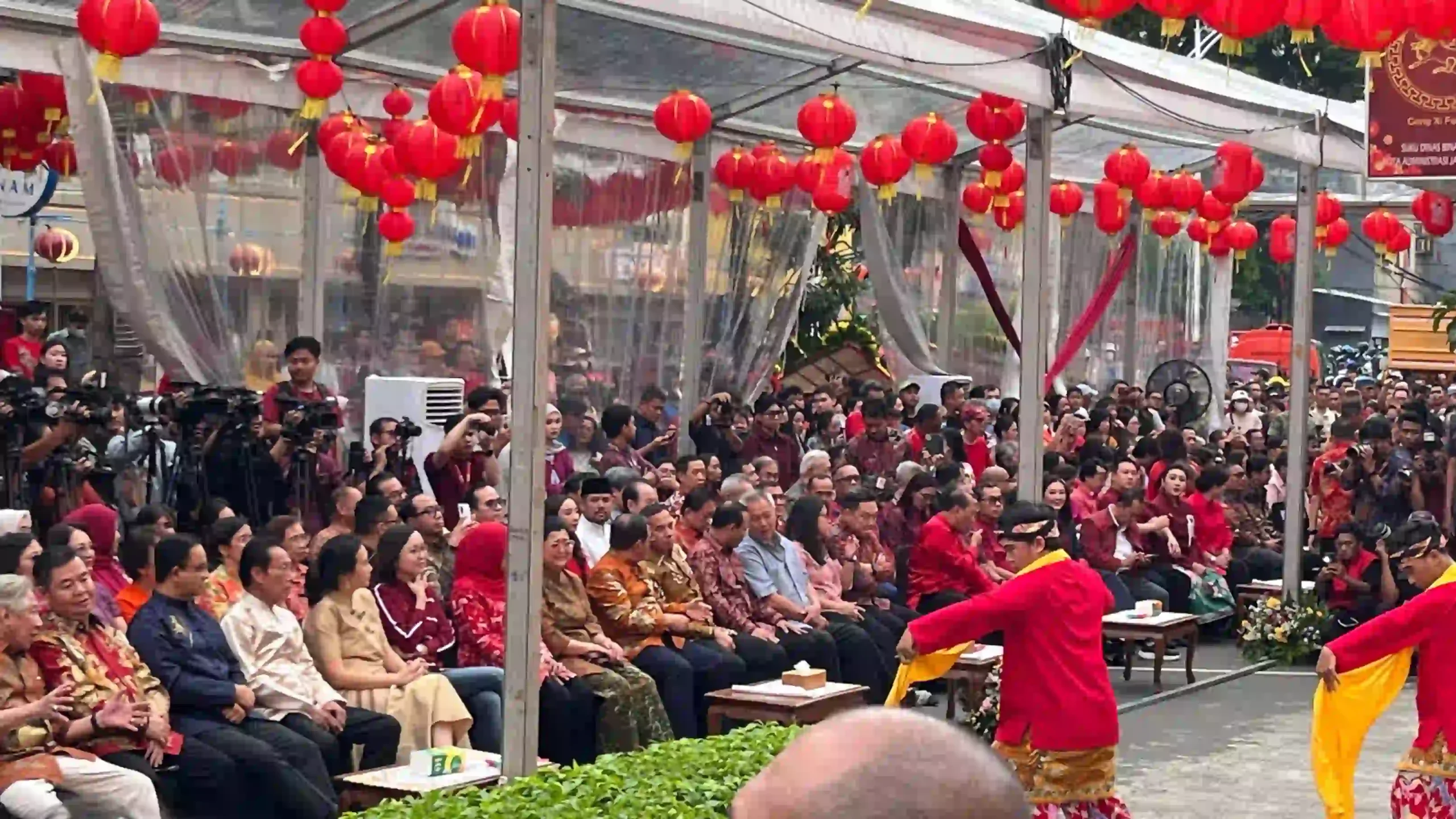 Pramono Agung Hadiri Acara Cap Go Meh Glodok Jakbar